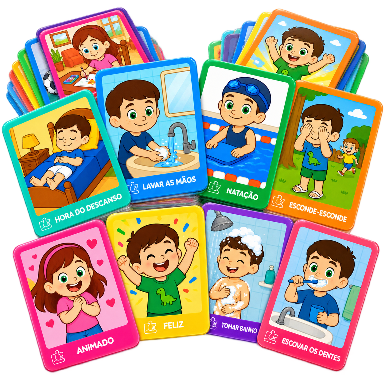 Cartões de comunicação visual