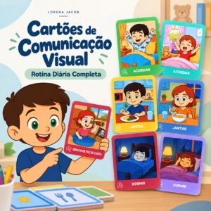 Cartões de Comunicação Visual – Rotina Diária Completa