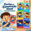 Cartões de Comunicação Visual para Meninos - Rotina Diária Completa